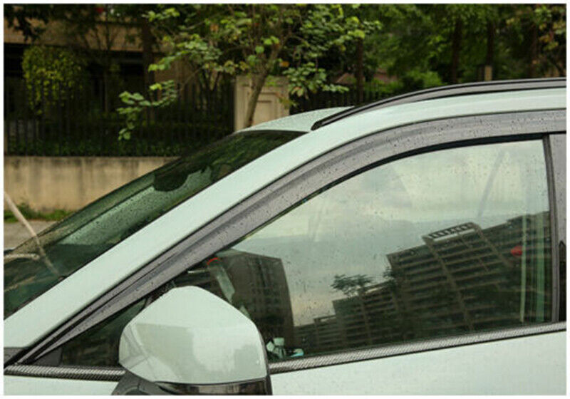 for Toyota RAV4 19-23 Black Window Visor Vent Shade Sun/Rain Guard Cover Trim 6x