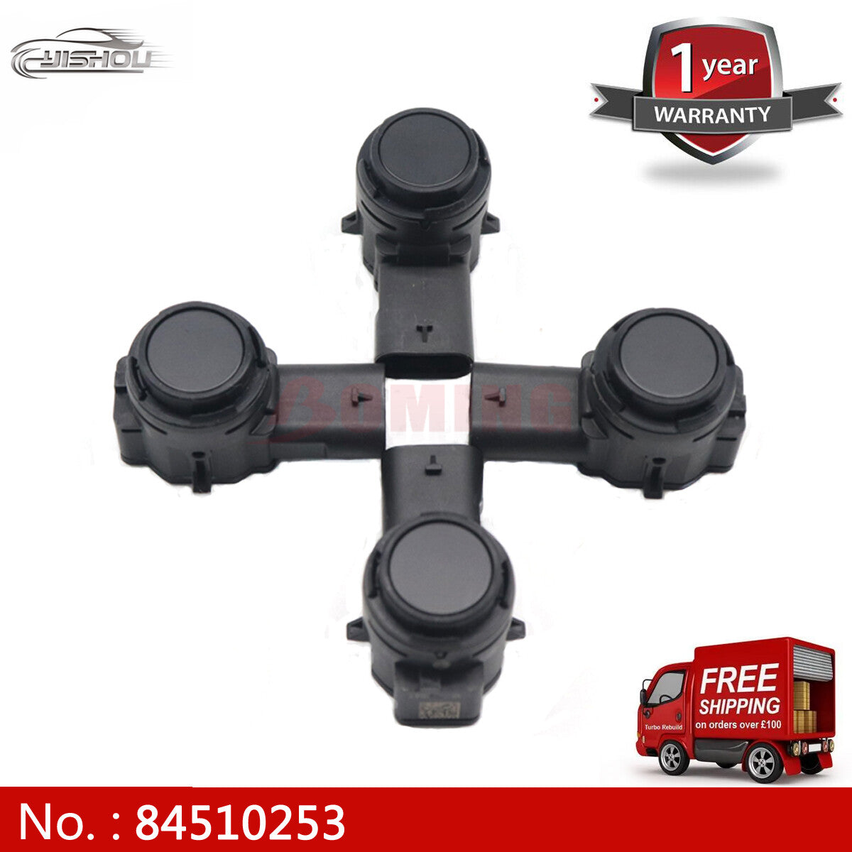 Parking assist sensor 4-piece set 84510253 for GMC for Chevrolet 84360381 84360386