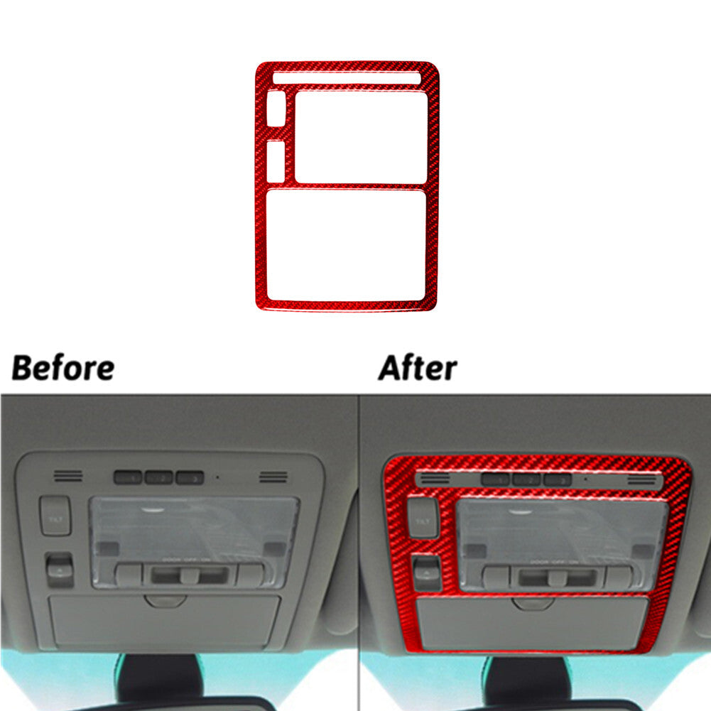 4Pcs Red Carbon Fiber Door Handle Frame Cover Trim For Ranger 2019-2022 v
