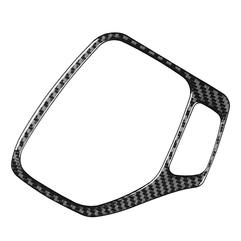 Carbon Fiber Black Gear Shift Panel Cover Trim for Jeep Cherokee 2014-2018 Q