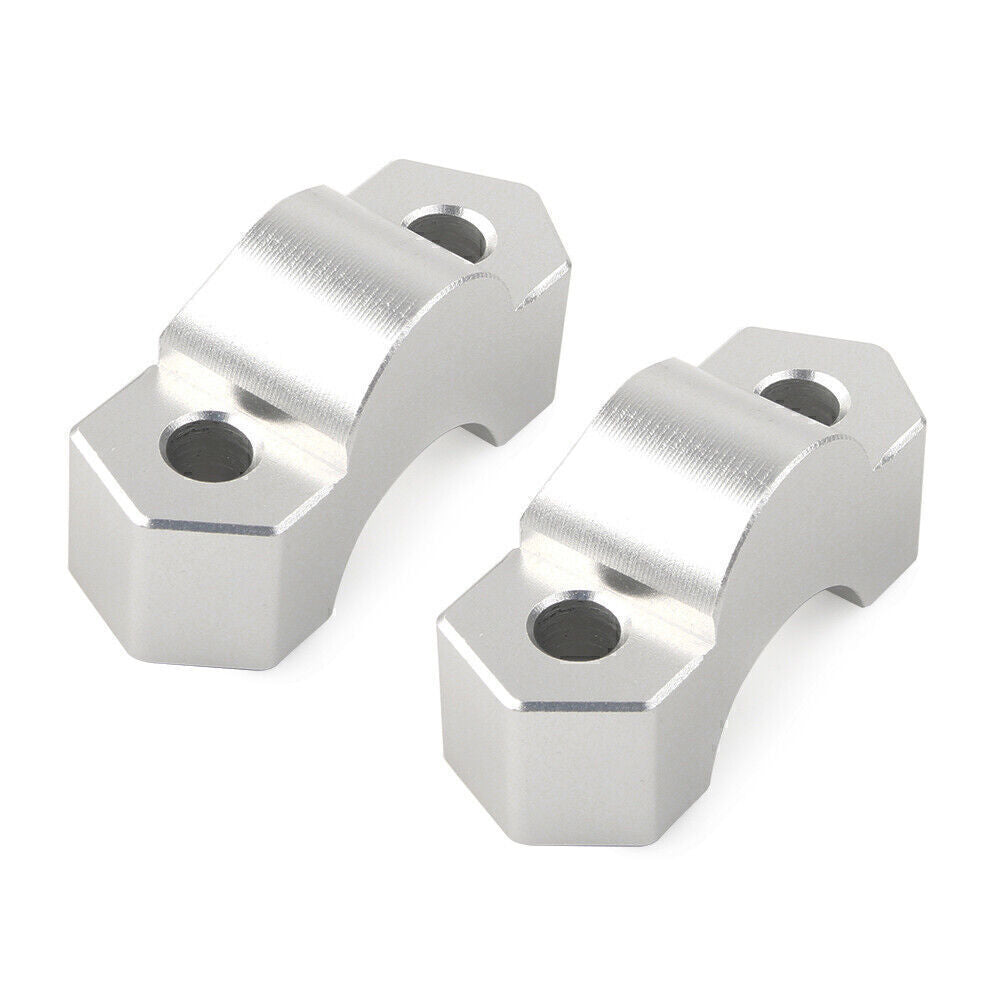 for BMW F 850 GS 2018-2020 2019 Silver 28mm Height Riser Handlebar Clip Adapter