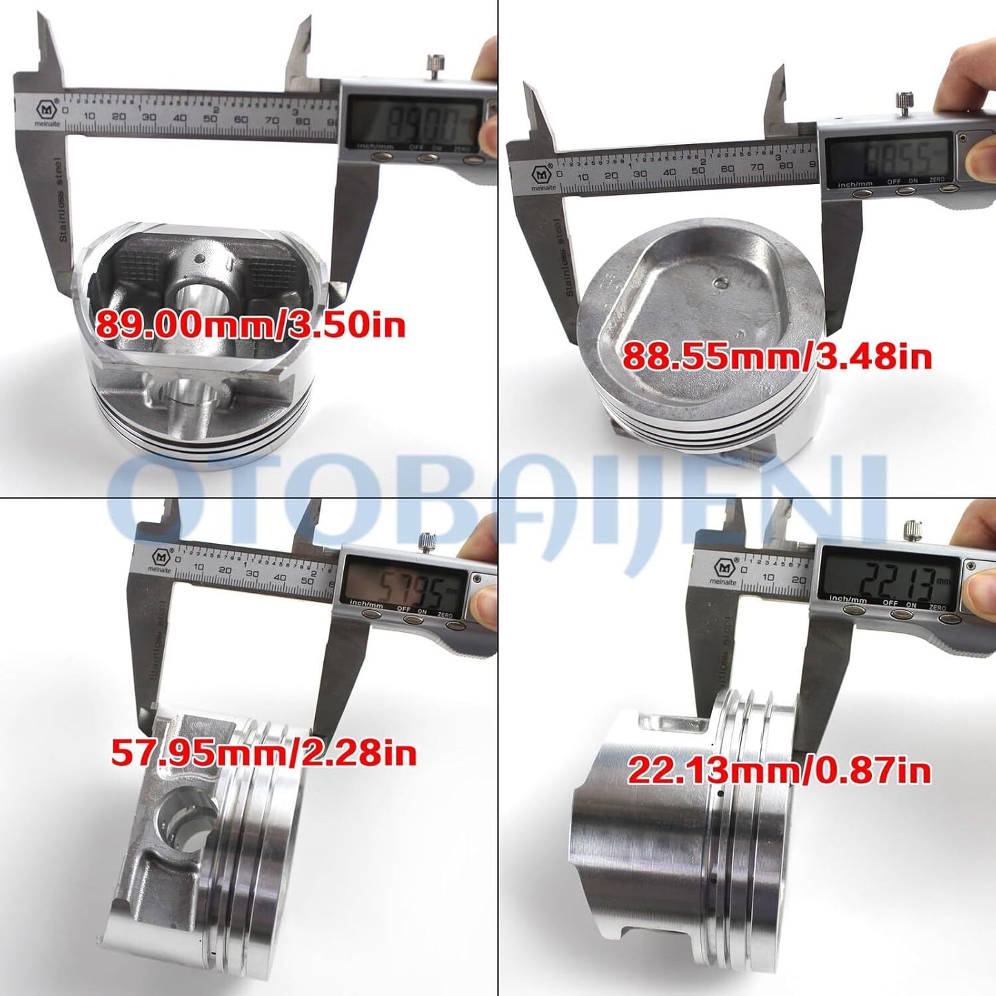 6x Piston Rings Set Mast 82mm For N52B25 E90 E92 E60 E61 323i 325i 525i X3 2.5 17567 B