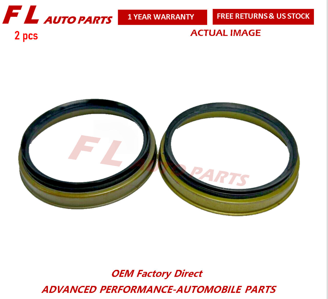 for Toyota Tacoma 2005-2022 Front Wheel Hub Bearing Seal 90312-96001 2 Side