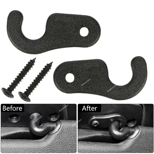 2x Car Sun Visor Clips Set Fits for Jeep 2018  er JK JL JT Gladiator for Wrangler Q