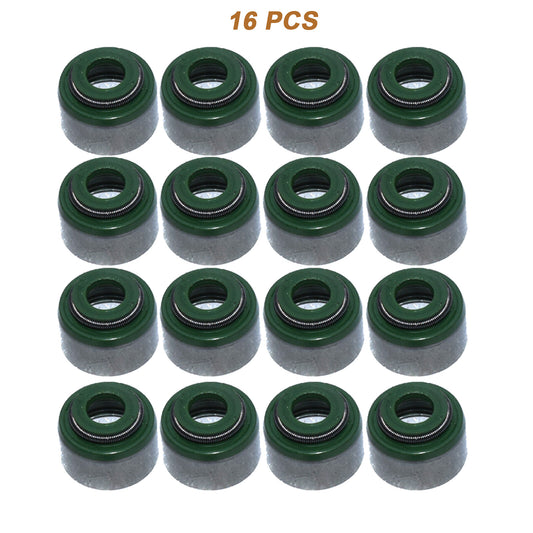 16-piece pack of intake valve stem oil seals suitable for Honda B16, B18, D16, and for Acura CL 12210-PZ1-004- n