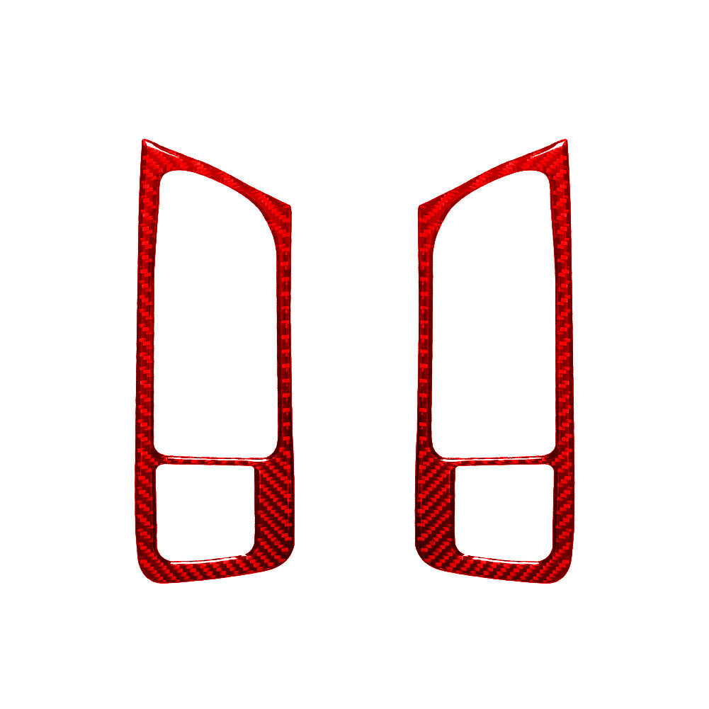 Carbon Fiber Window Lift Switch Cover Trim for Mustang Convertible 2001-04 v