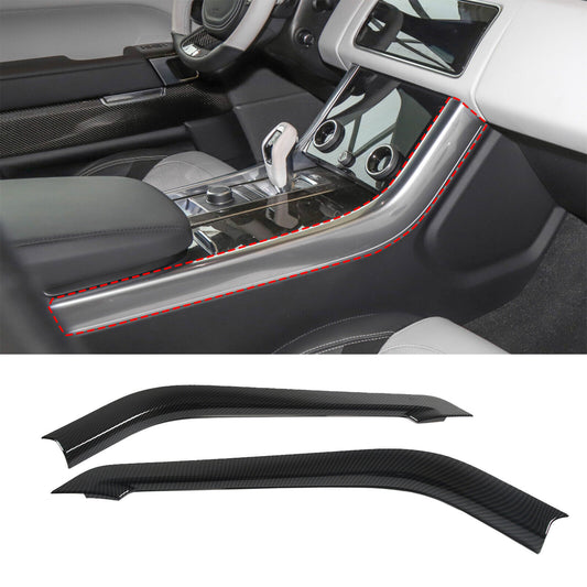 Carbon Fiber ABS Gear Shift Side Trim Covers 2P for Range Rover Sport 2014-2022