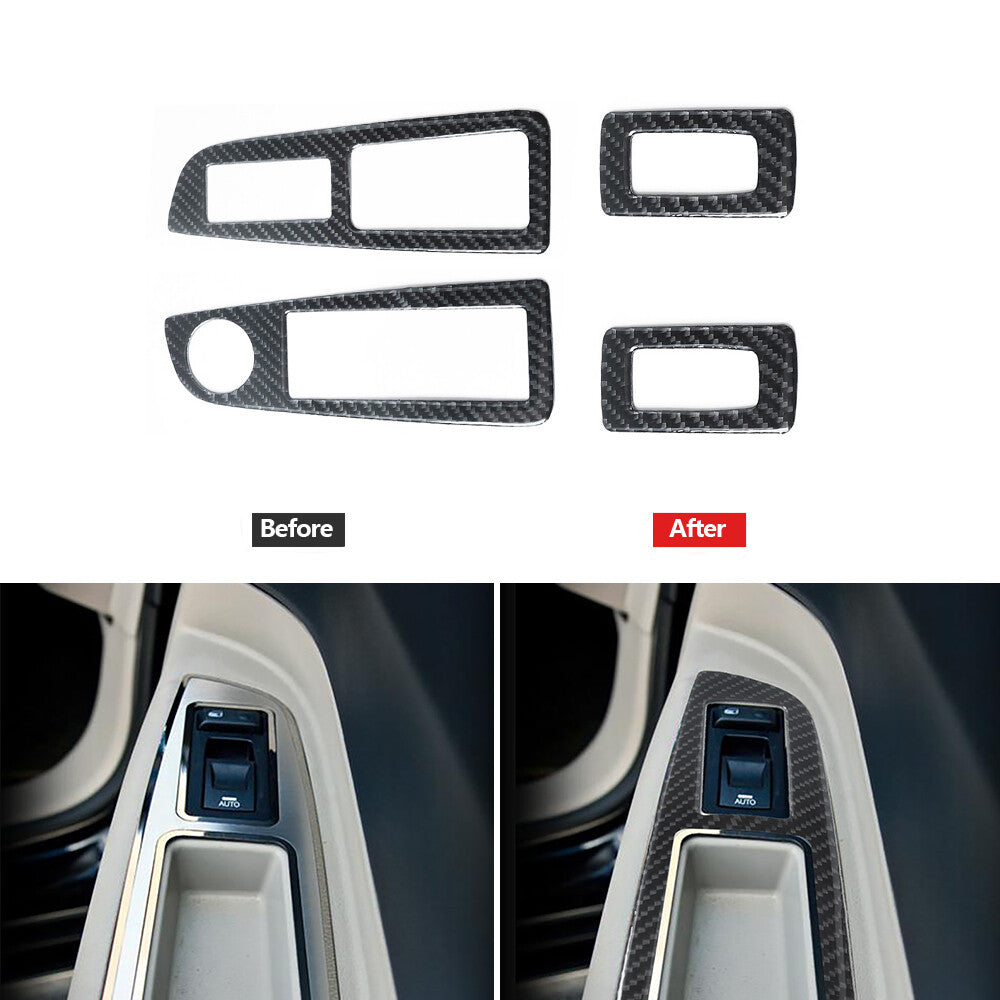 Carbon Fiber Speedmeter Decorative Cover Trim for Suzuki Grand Vitara 2006-2013 v