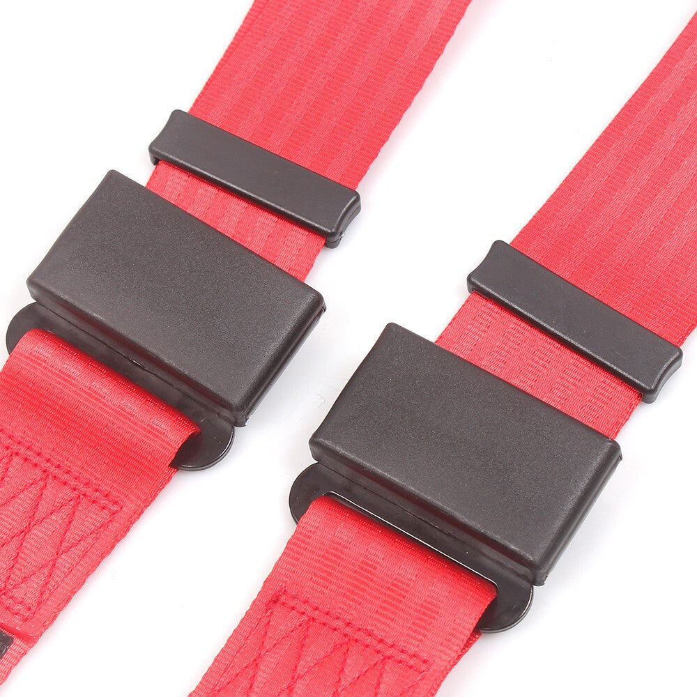Red 2 4 Point Sport Quick Release Harness for Racing Car Q