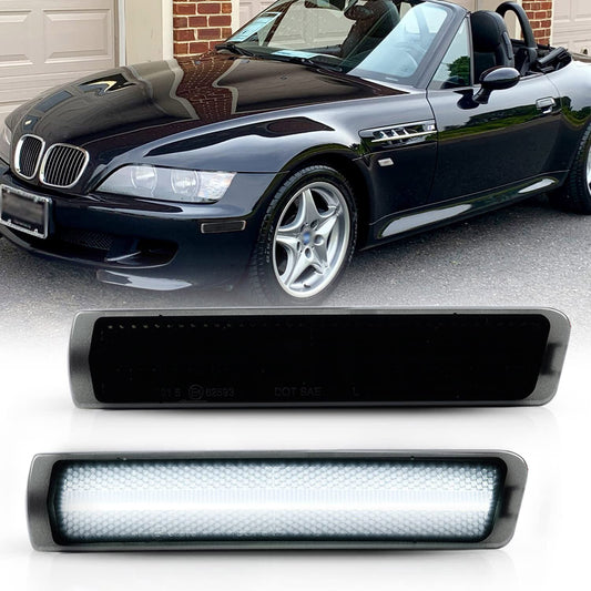 A white LED front bumper side marker light is suitable for the 1996-02 Z3 M Coupe Roadster- v