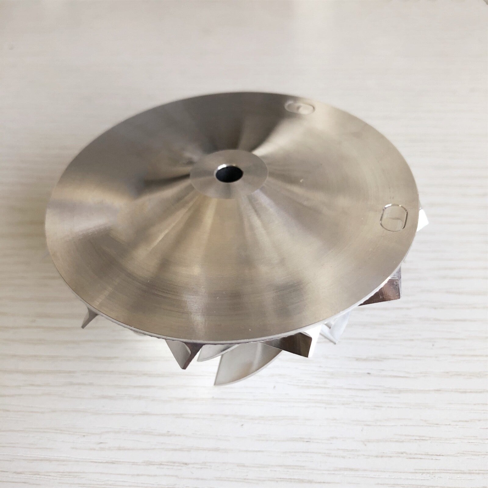 GTP38R Reverse 65.94/88.04 mm 6+6 Blade Performance Billet Compressor Wheel