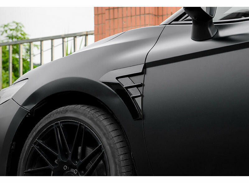 for Toyota for Camry 2018-2023 Glossy Black Front Body Side Fender Cover Hood Trim