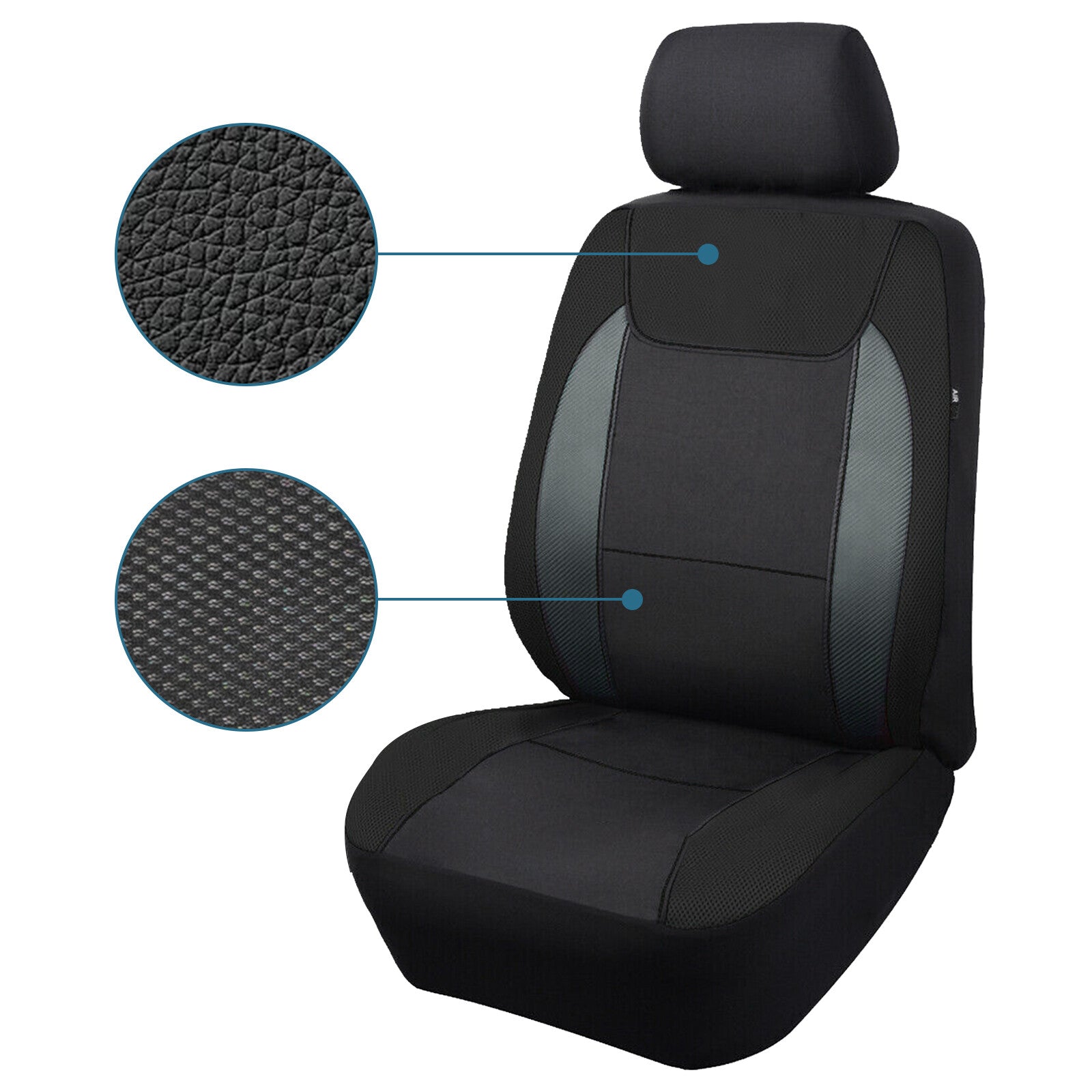 Universal for seat covers set car for seat cover f/front car protective cover seats for seat mat Q