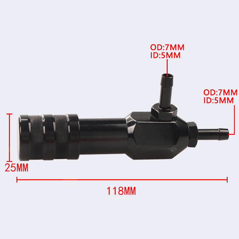 Black Adjustable Racing Turbo Boost 1-30 Psi Car Manual Boost Controller Kit