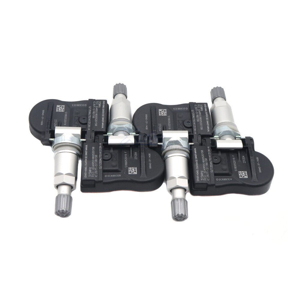 BBM2-37-140B New TPMS Tire Pressure Sensor Package (4 Pieces) for Mazda 2, 3, 5, 6, MX, CX v