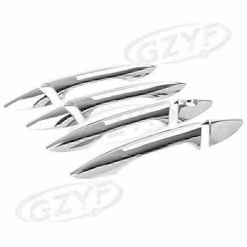 Front Rear Door Handle Covers ABS Trim Chrome for Hyundai for Elantra 2012-2014 Q