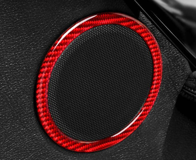 Carbon Fiber Red Interior Cover Trim for BMW 3 Series E90 E92 E93 2005-2012
