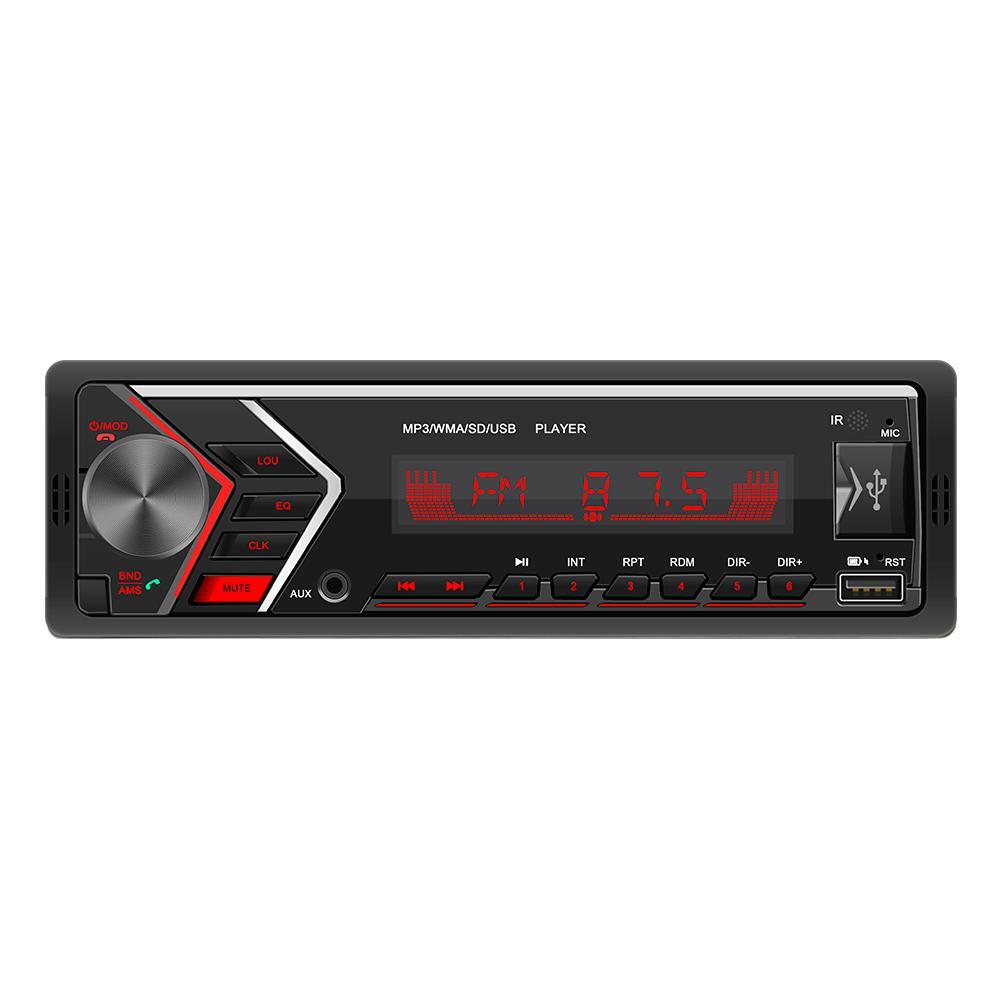 1DIN Car Stereo Radio with Bluetooth Built-in MP3 Player Kit with Remote Control 188x58 mm n