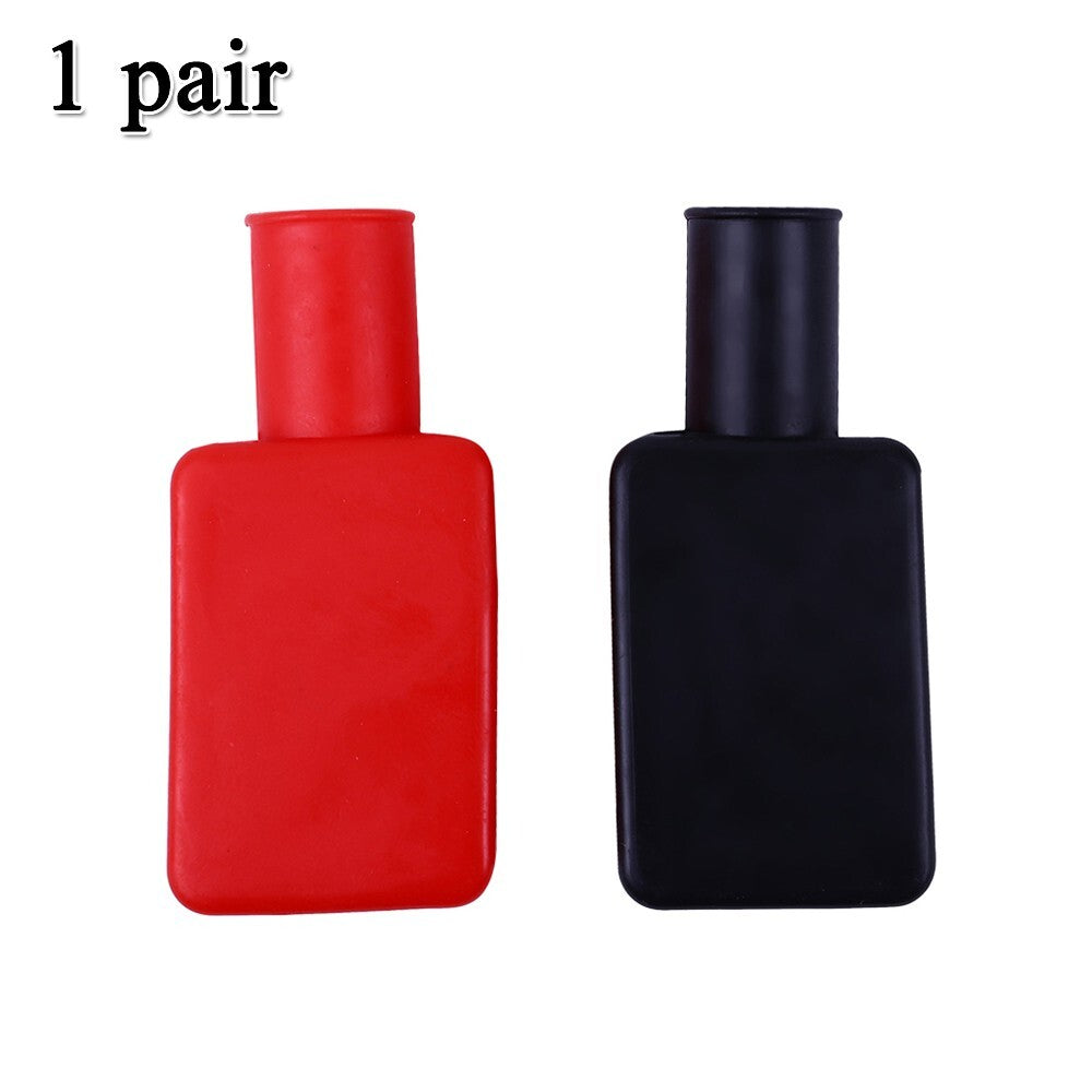 2-Piece/Set of Batt Terminal Covers for Car, Motorcycle, and Truck Positive Batteries with Wire Connectors