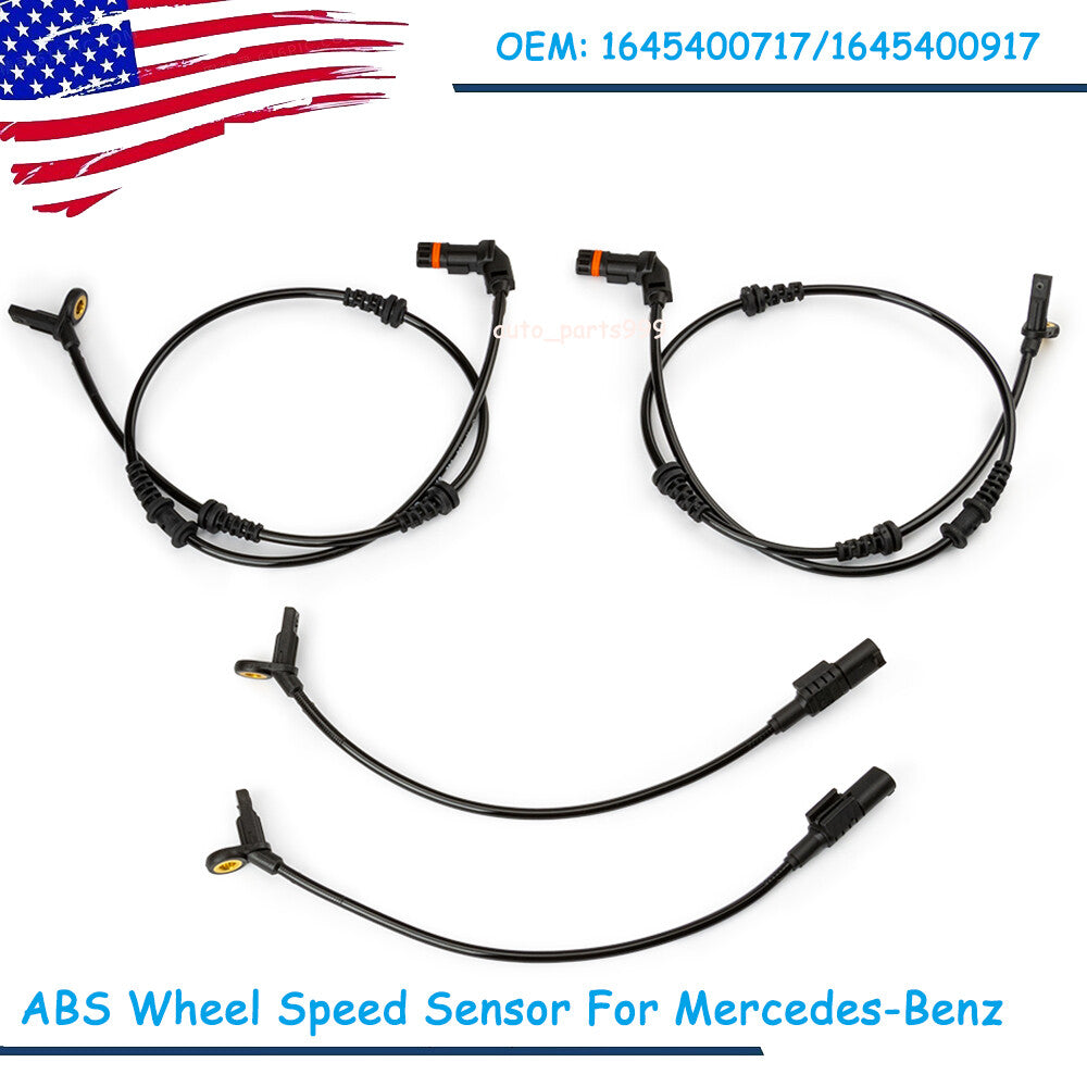 4-piece front and rear ABS wheel speed sensor kit suitable for ML320 ML350 ML450 ML500- n