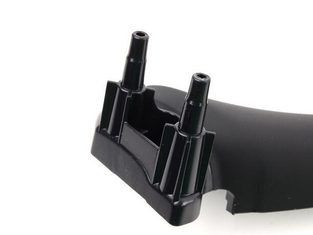 The black inner door panel handle cover on the right side is suitable for E90 328i. n