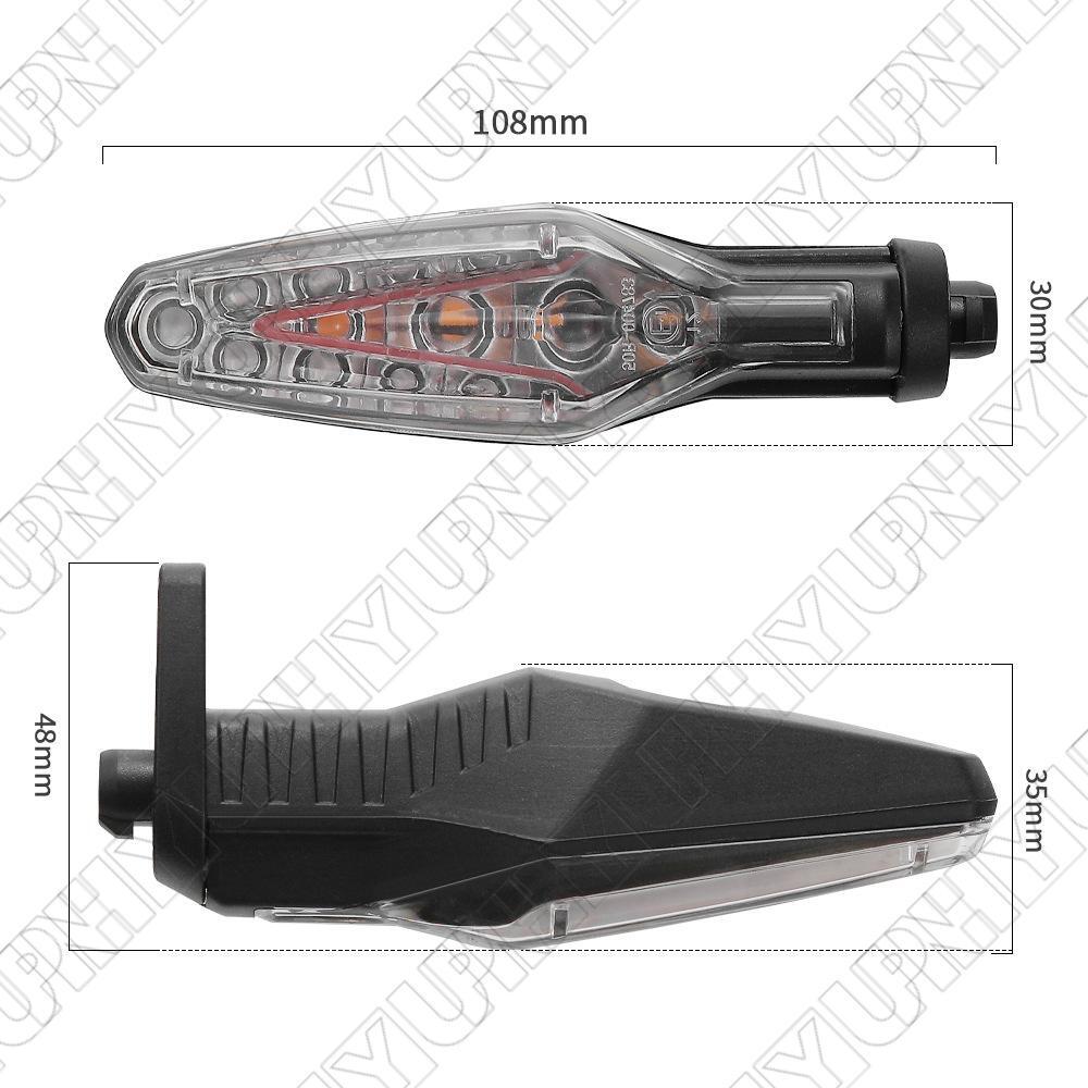 1 Pair Turn Signal Rear Brake Tail Light for BMW R1250GS ADV S1000R 2021-2025 Q