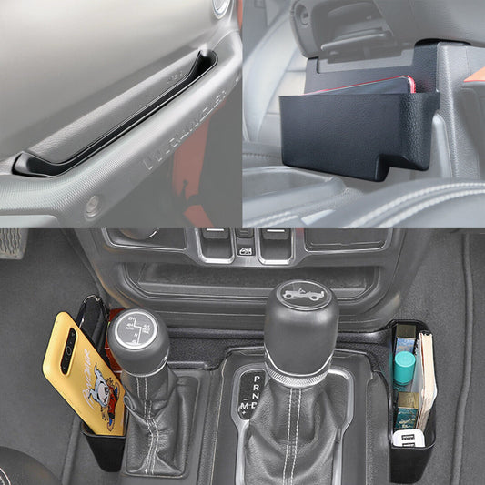3 new for Jeep for Wrangler JL 2018-2023 Accessories Gear Shift Console Storage