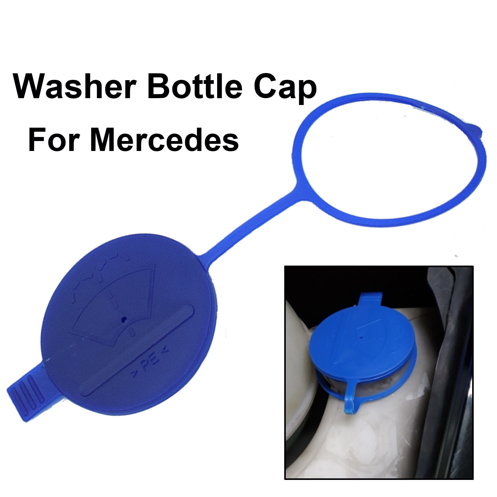 For Crafter Sprinter WindscreenWiper Washer Reservoir Fluid Tank Cap 9068690072 Q