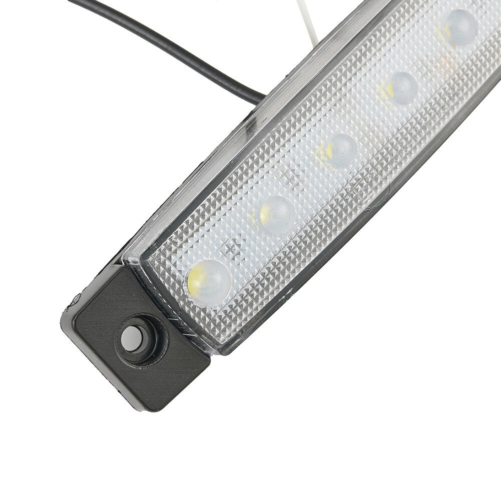 White Bar lights Courtesy Buses Trucks Superior illumination 4pcs Marine Grade v