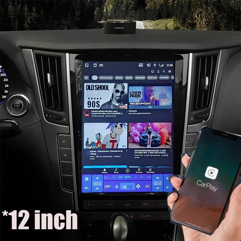 Style 12 Car Radio GPS Navigation CarPlay for Infiniti Q50 Q60 2013-2023 n