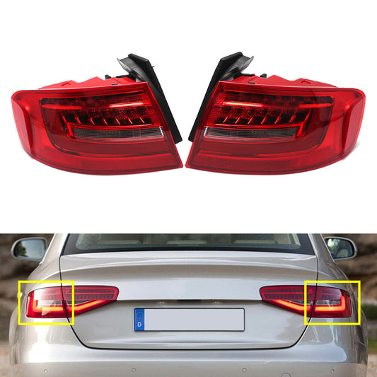 1 pair OuterTail Light Rear Brake LampAssembly for Audi A4S4