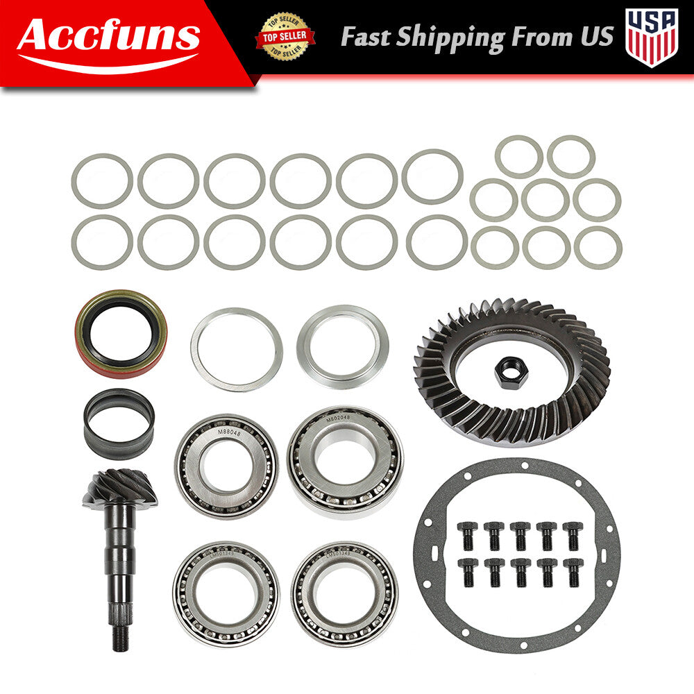 Suitable for GM 8.5-inch 10-bolt gear 3.73 scale and main bearing mounting kit - n