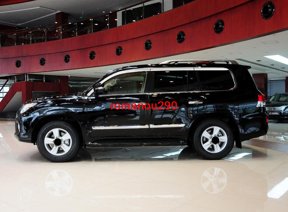 for LEXUS LX570 2008-2021 Chrome Car Window Visor Vent Shades Sun Rain Guard 10X