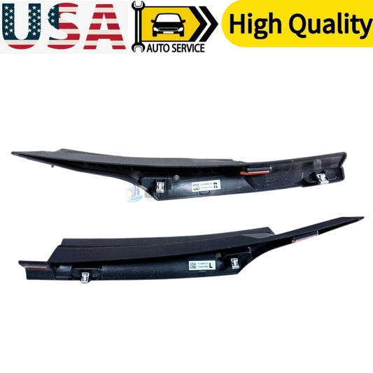1 Set For 2017-2023 Model 3 Front Left Right Hood Vent Trim Grille Cover