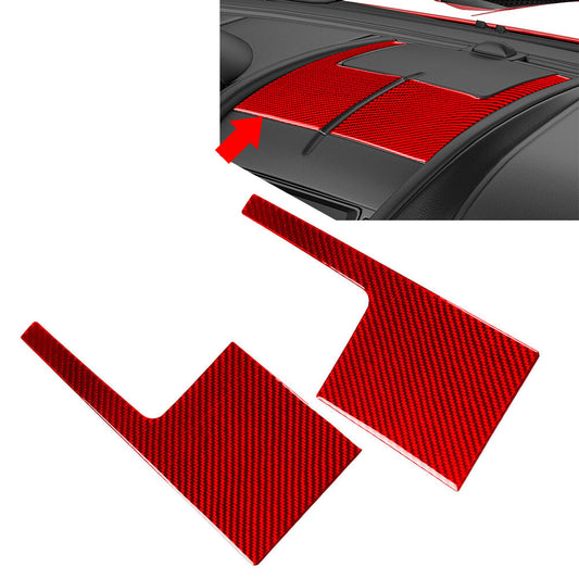 Red Dashboard Center Air Vent Outlet Cover Trim for Jaguar for F-Type 2013-2024