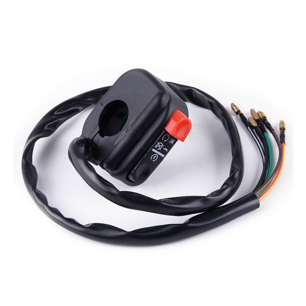 Universal Motorcycle ATV 7/8 Handlebar Mount Start Kill On Off Switch Assembly Q