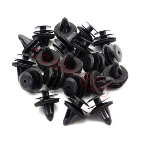 20 Pcs Door Trim Panel Retainer Clips Fastener Screws for Nissan 01553-07111 Q
