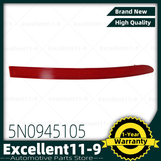 Left rear plastic red bumper marker reflector 5N0945105, suitable for Tiguan 2008 - 2018. n