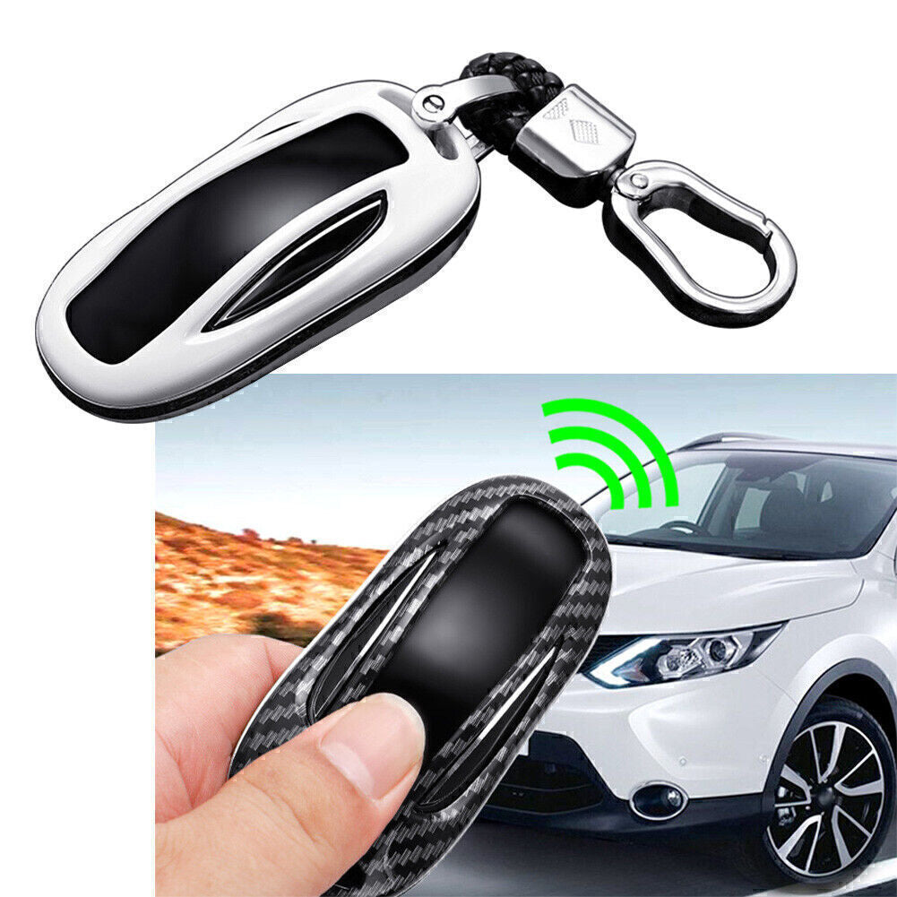 for Tesla Model X Car White for Smart Key Fob Case Protect Cover Accessories Q