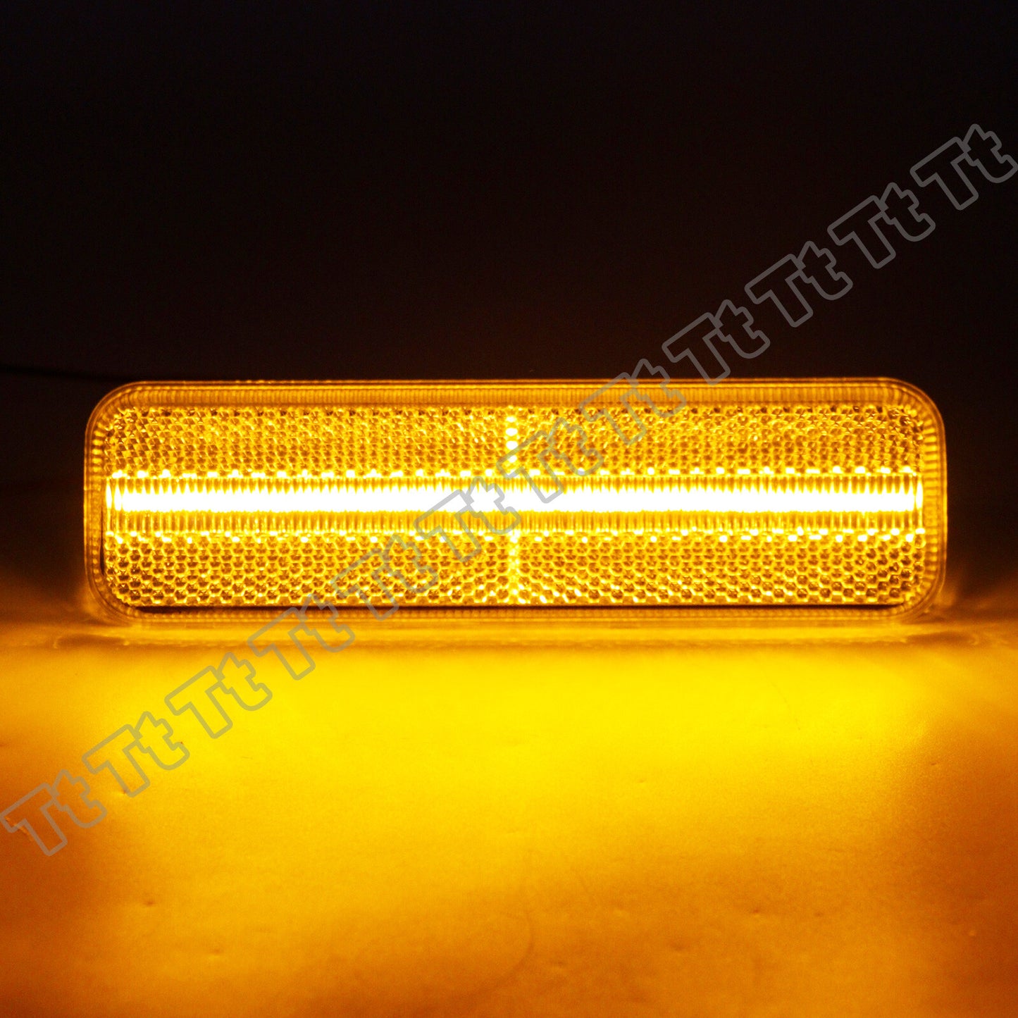 For 71-93 for Dodge D150 D250 W250 W150 Charger LED Front Side Marker Light Clear - v