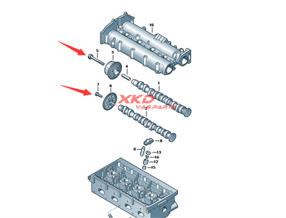 1.4/1.6 Hexagon Bolt Kit Fit for VW BLG BMY CAX CAV BLF Q