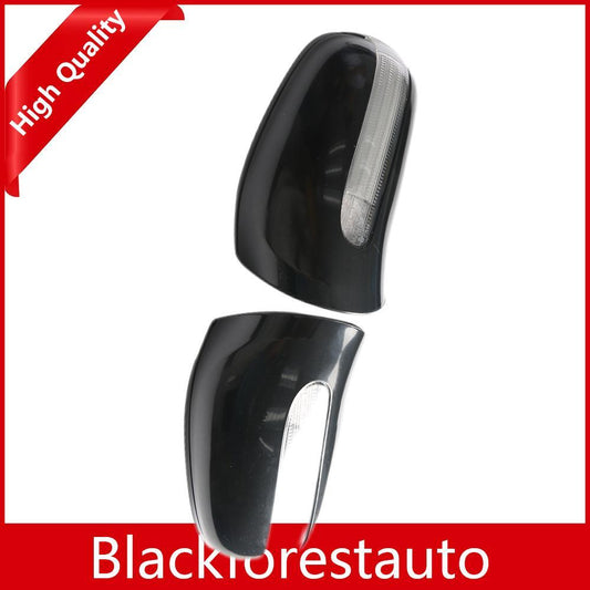 2Pcs Door Mirror Left Housing Cover Turn Signal LH  RH Fits for Mercedes W220 W215 Q