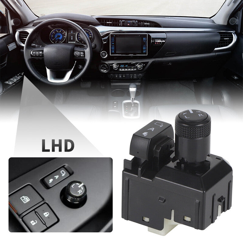 Rearview Mirror Switch Master Adjust Button Knob for Toyota Hilux Revo 2015-2020
