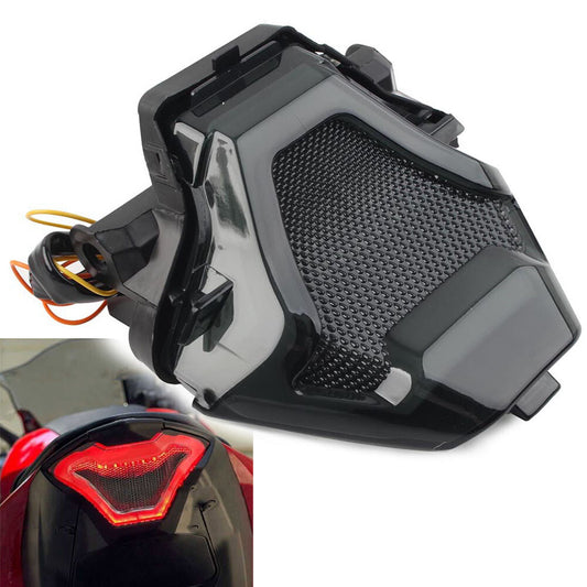 Rear Tail Light Integrated Turn Signal Red for Yamaha YZF R3 R25 Y15ZR MT07