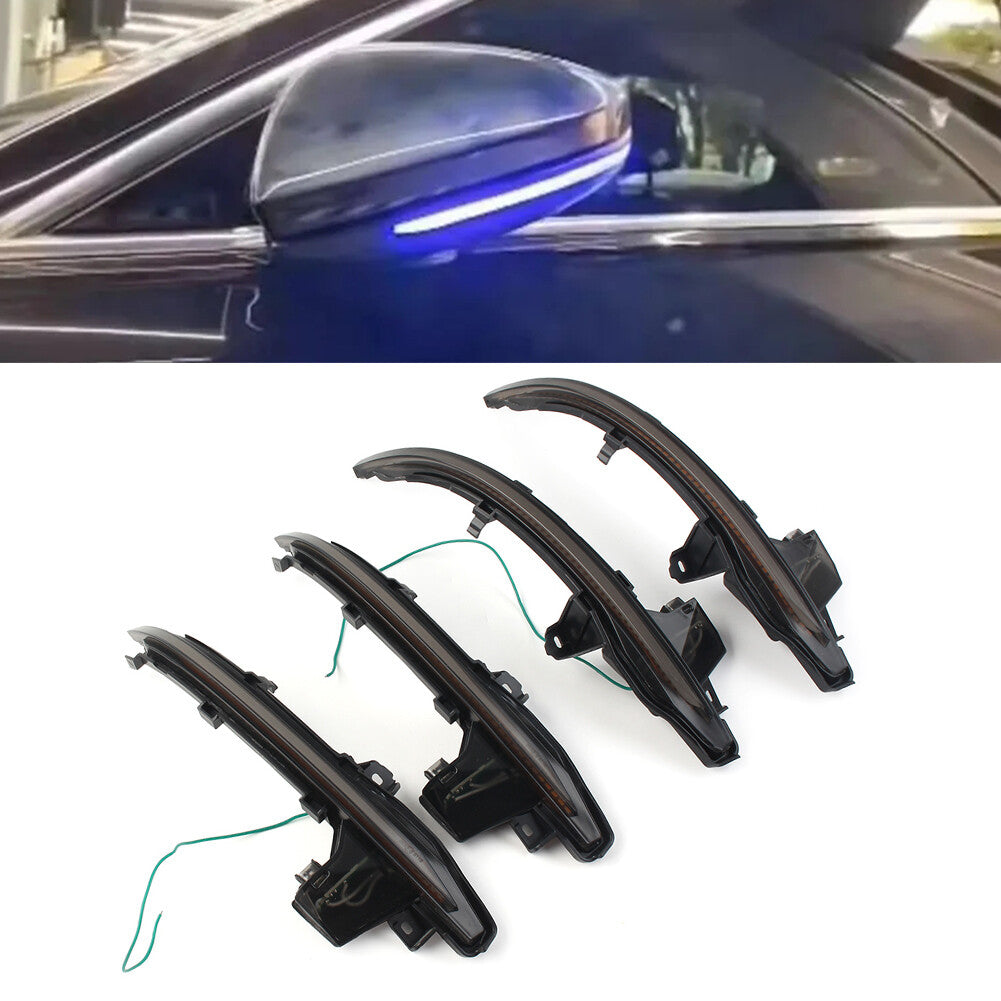 LHD Dynamic Turn Signal Light Side Wing Mirror Indicator Lamp for Audi A6 C8 S6