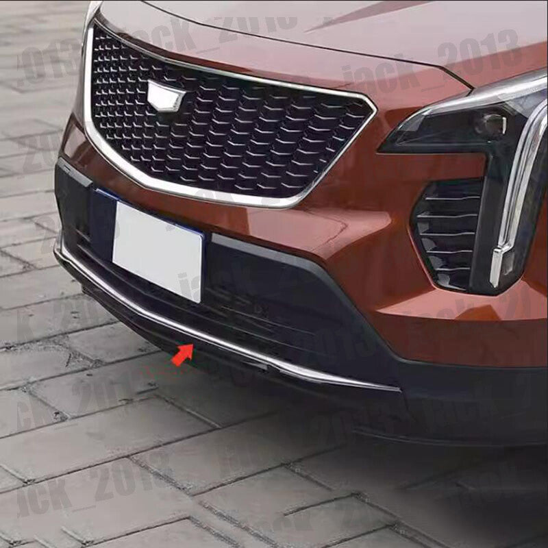 for Cadillac XT4 2018-2023 STAINLESS Front Bumper Grille Lower Strip trim 1pcs