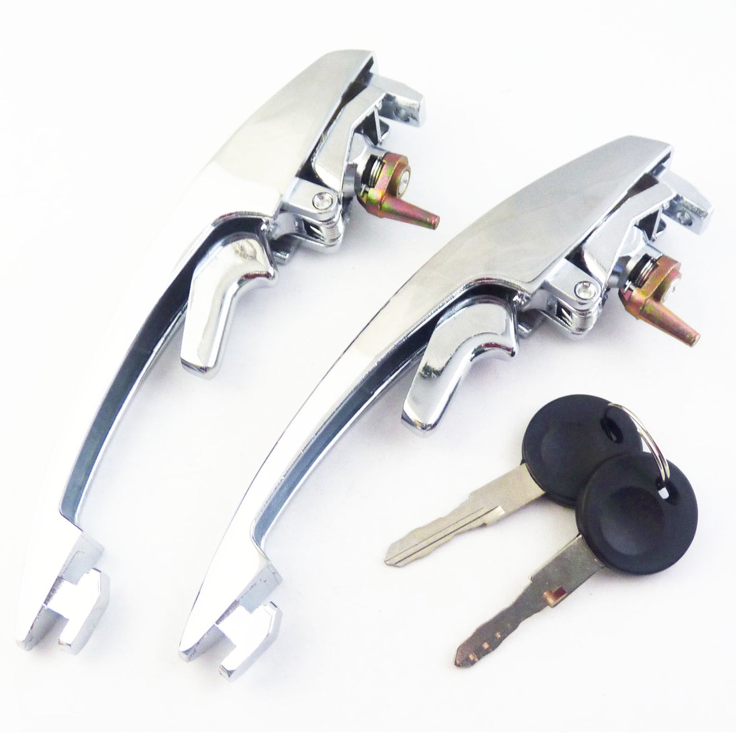 for for VW Beetle 1968 - 1979 Exterior Door Handle Front Key ALIKE 113898205M 2 pcs New - v