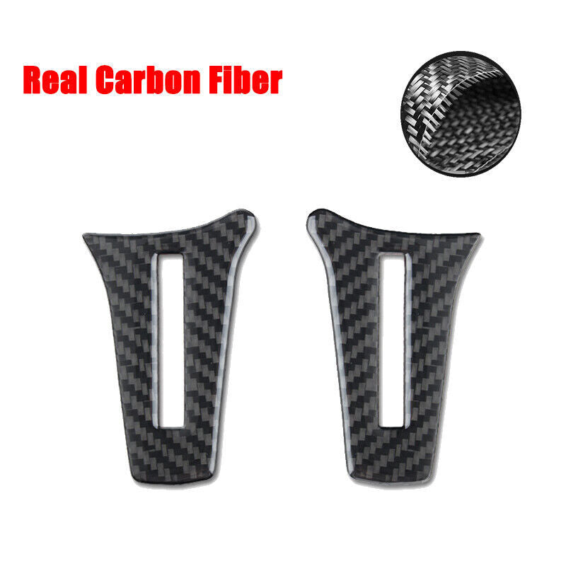 Carbon fiber car steering wheel cover decorative sticker for C W204 2011-2013 n