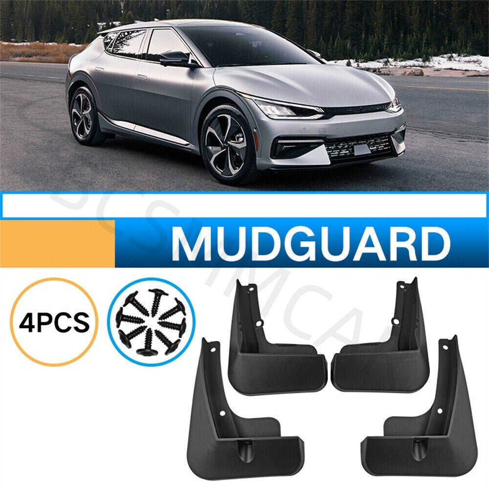 4Pcs Splash Guards Mud Flaps Guards Protection Fit for Kia EV6 2022-2024