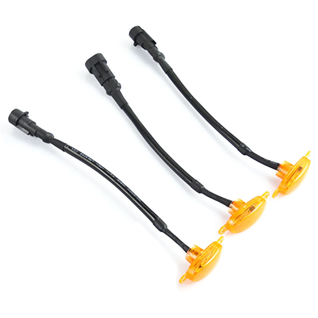 3x Yellow Lens Front Grille LED Light Fit for GMC for Canyon 2015-21 v